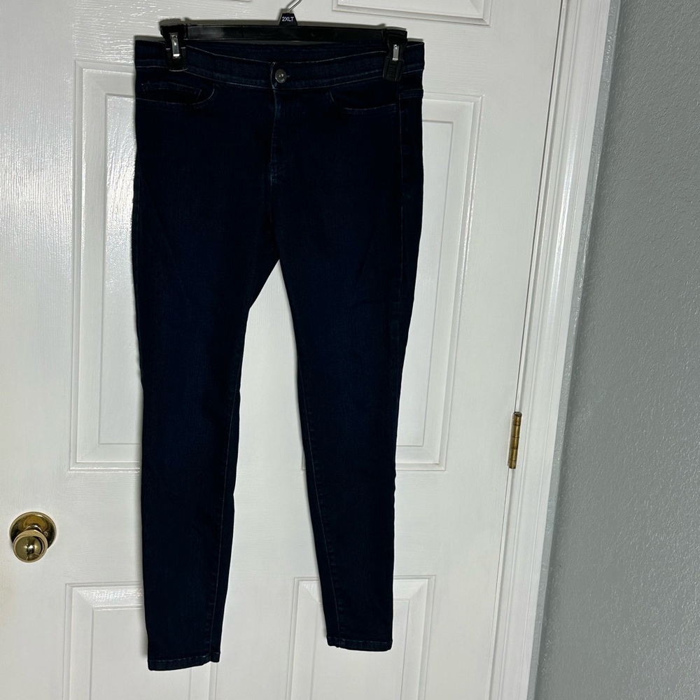 J Jill size 8 blue jeans leggings